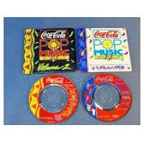 Vintage Coca-Cola Pop Music CD 2-Pack Lot