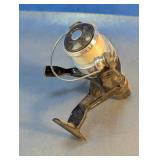 Vintage Spinning Fishing Reel Spooled Line