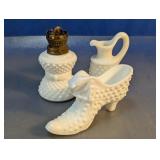 Milk Glass Decorative Tableware Assortment