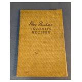 Mary Dunbar Favorite Recipes Cookbook