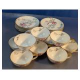 Noritake Verna Fine China Teacup Saucer Set