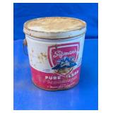Sigman's Mile Hi Pure Lard Tin Bucket
