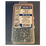 Crown Bolt Plastic Anchor Kit