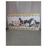 Farm Animal Collage Wall Art