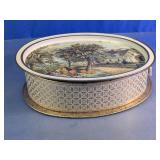 Vintage Sunshine Biscuits American Homestead Tin