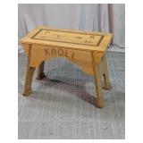 Custom-Built Wooden Step Stool