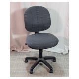 Gray Fabric Rolling Office Chair