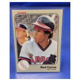 1983 FLEER HOF ROD CAREW CARD