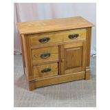 Wood Storage Cabinet With Drawers
