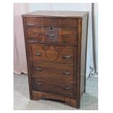 Vintage Wooden Tallboy Chest of Drawers