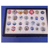 Political Campaign Pinback Button Collection
