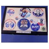 Political Campaign Pinback Button Collection