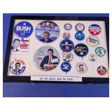 Political Campaign Pinback Button Collection