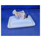 Ceramic Chef Butter Dish