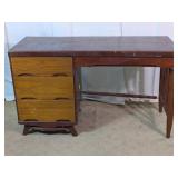 Wooden 4 Drawer Writing Desk