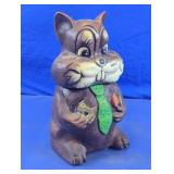 Vintage Squirrel Ceramic Cookie Jar