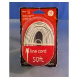 GE 50 ft. Telephone Line Cord White