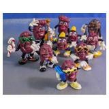 Vintage California Raisins PVC Figures Lot