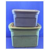 Sterilite 73 Qt & 38 Qt Storage Totes Set