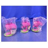 Novelty Pink Flamingo Shot Glass Set
