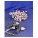 Assorted String Lights & Opaque Bulbs Lot