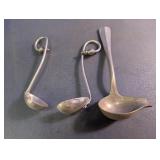 Vintage Metal Sauce & Gravy Ladle Trio