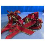 Christmas Bell Ribbon Ornaments