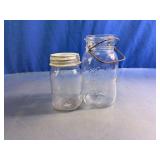 Ball Ideal & Kerr Clear Glass Mason Jars