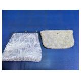 Vintage Beaded Evening Bag & Coin Purse Duo