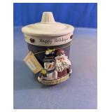 Crazy Mountain Holiday Candle w/ Topper