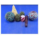 Holiday Candle & Pinecone Decor Assortment