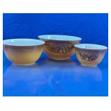 Pyrex Old Orchard Mixing Bowl Set