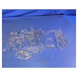 Clear Acrylic Plate & Frame Easel Stands Lot