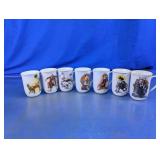 Vintage Norman Rockwell Porcelain Mug Lot