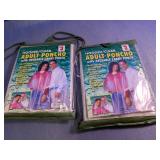 Hooded Adult Poncho Set