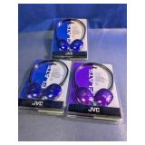 JVC Flats Stereo Headphones Assortment