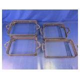 Metal Gallery Serving Tray Frames