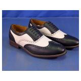Ferro Aldo Two-Tone Wingtip Oxford Shoes