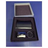UTHealth Business Card Holder & Keychain Gift Set