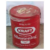 Kraft Pure Vegetable Shortening Tin