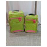 Polka Dot Rolling Luggage Set