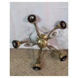 Five-Arm Ornate Ceiling Light Fixture