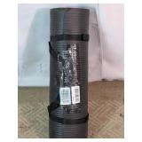 6-Foot Black Yoga Mat