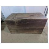 Rustic Wood Storage Chest