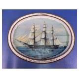 Old Ironsides Bicentennial Metal Tray