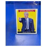 SPORTS ROYALTY HOF DEAN SMITH CARD
