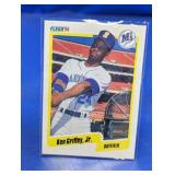 2ND YR CARD 1990 FLEER HOF KEN GRIFFEY JR