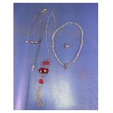 Assorted Fashion Necklaces & Heart Locket Lot