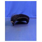 Vintage Black Velvet Fascinator Pillbox Hat