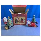 Sakura Santa Salt & Pepper Shakers